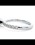 Inel de Logodnă Pavé din Aur 14k cu Diamante Naturale Brilliant de 0.56 ct