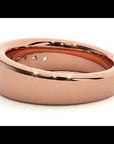 Verighetă Regală din Aur 14k cu Diamante Naturale de 0.51 ct