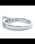 Inel De Logodnă Bellezza Pavé din Aur 14k cu Moissanite de 0.94 ct