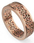 Verighetă Castelo din Aur 14k Heart Knot pentru Bărbați