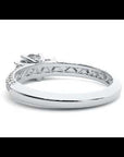 Inel De Logodnă Monaco Pavé din Aur 14k cu Diamante Naturale de 1.05 ct