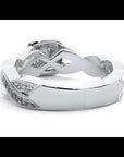 Inel L'Éclat Royale cu Moissanite Pavè de 0.91 ct