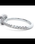 Inel de Logodnă Legacy din Aur 14k cu Diamante Naturale Halo Pavé de 1.17 ct