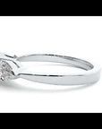 Inel de Logodnă Hélène din Aur 14k cu Trei Moissanite de 2.18 ct