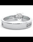 Inel De Logodnă Serene Pavé din Aur 14k cu Moissanite de 0.97 ct