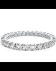 Inel Eternity Grandeur din Aur 14k cu Diamante Create în Laborator de 1.04 ct