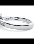 Inel Tăietură Princess Si Cadru Halo din Aur 14k cu Diamante Create în Laborator de 0.71 ct