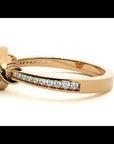 Inel Vintage Halo Pavé cu Diamante Naturale de 0.69 ct