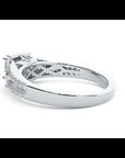 Inel Vintage Pavé Princess cu Diamante Naturale de 0.96 ct