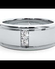 Verighetă Forte din Aur 14k cu Diamante Naturale de 0.28 ct