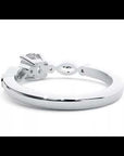Inel De Logodnă Solitaire Retro din Aur 14k cu Moissanite de 0.91 ct