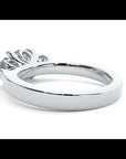 Inel de Logodnă Charlotte din Aur 14k Cu Trei Moissanite de 1.88 ct