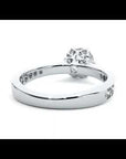 Inel De Logodnă Cascade de Lumière din Aur 14k cu Moissanite Pavé de 1.33 ct