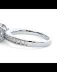 Inel de Logodnă La Fleur Pavé cu Moissanite de 1.15 ct
