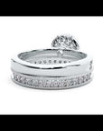 Inel de Logodnă Halo Pavè cu Diamante Naturale de 1.45 ct