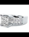 Inel Roqueford din Aur 14k cu Diamante Naturale Tăietură Princess de 2.21 ct
