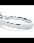 Inel De Logodnă din Aur 14k Cu Moissanite Halo, Tăietură Rotundă de 0.77 ct