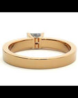 Inel Pavé din Aur 14k cu Diamant Natural Tăietură Princess de 1.10 ct