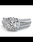 Inel Vintage Pavé cu Moissanite de 1.07 ct