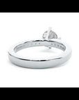 Inel de Logodnă Pavé din Aur 14k cu Diamante Create în Laborator Brilliant de 0.79 ct