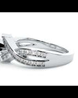 Inel de Logodnă Duo Eternal din Aur 14k cu Diamante Naturale Brilliant de 2.18 ct