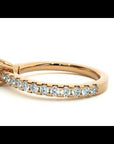 Inel De Logodnă Solitaire Fleur de Nuit din Aur 14k cu Diamante Create în Laborator de 1.20 ct