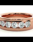 Verighetă din Aur 14k cu Bandă De Diamante Naturale de 1.03 ct