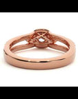 Inel de Logodnă Éliane cu Trei Diamante Naturale Pavè de 0.96 ct