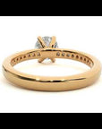 Inel de Logodnă din Aur 14k cu Diamante Create în Laborator Solitaire Etern Pavé de 1.47 ct