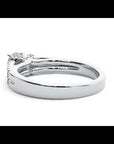 Inel de Logodnă cu Moissanite Pavé în Dans Etern de 0.99 ct