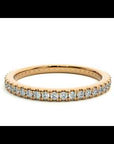 Inel Eternity La Seine din Aur 14k cu Diamante Create în Laborator de 0.36 ct