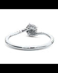 Inel De Logodnă Chantilly Pavé cu Moissanite de 0.34 ct