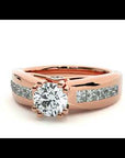 Inel De Logodnă Torrent de Feu din Aur 14k cu Moissanite de 1.04 ct