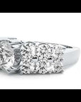 Inel De Logodnă Versailles Solitaire din Aur 14k cu Moissanite de 3.14 ct
