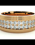 Inel Eternity Sofia din Aur 14k cu Diamante Create în Laborator de 1.03 ct