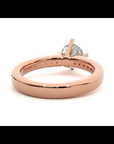 Inel de Logodnă Pavé din Aur 14k cu Diamante Create în Laborator Brilliant de 0.79 ct