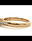 Inel de Logodnă din Aur 14k cu Diamante Create în Laborator Solitaire Etern Pavé de 0.77 ct