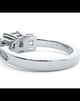 Inel de Logodnă Trei Diamante Naturale Pavè de 2.20 ct