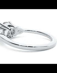 Inel de Logodnă cu Trei Diamante Naturale de 1.73 ct