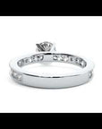 Inel de Logodnă din Aur 14k cu Diamante Create în Laborator Solitaire Etern Pavé de 0.97 ct