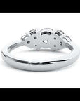 Inel de Logodnă din Aur 14k cu Trio de Moissanite Solitaire Etern de 1.75 ct