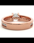 Inel De Logodnă Serene Pavé cu Diamante Create în Laborator de 0.97 ct
