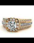 Inel Vintage Pavé cu Moissanite de 1.07 ct