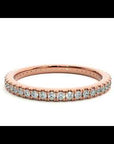 Inel Eternity La Seine din Aur 14k cu Diamante Create în Laborator de 0.36 ct