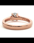 Inel de Logodnă din Aur 14k cu Moissanite Solitaire Etern Pavé de 1.51 ct