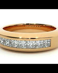 Verighetă din Aur 14k cu Diamante Create în Laborator Eternity de 0.88 ct