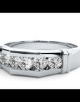 Inel Radiant din Aur 14k cu Diamante Naturale de 0.51 ct