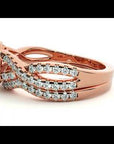 Inel Bijou Céleste cu Diamante Create în Laborator Pavè de 1.08 ct