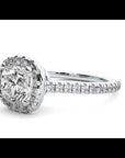 Inel de Logodnă Halo Pavé din Aur 14k cu Diamante Naturale de 1.79 ct