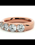 Verighetă Eternity cu 4 Diamante Naturale de 0.96 ct
